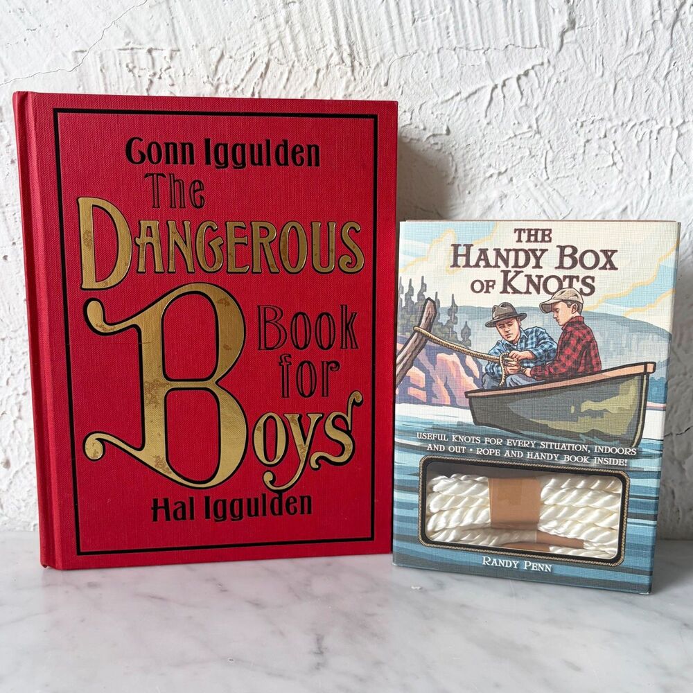 The Dangerous Book for Boys Hardcover+The Handy Box of Knots for Every Situation